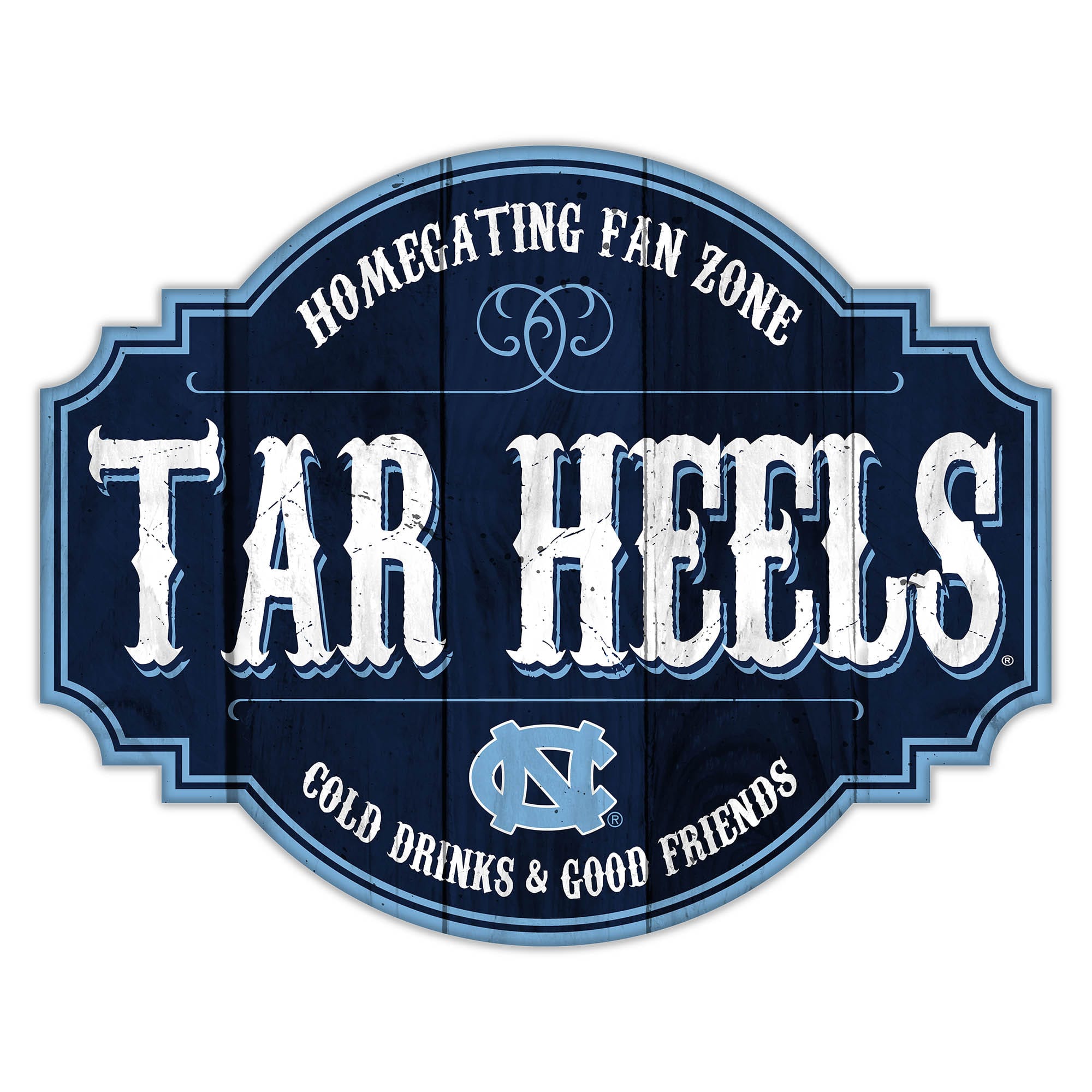 Fan Creations - North Carolina Tar Heels 24'' Homegating Tavern Sign - Multicolor