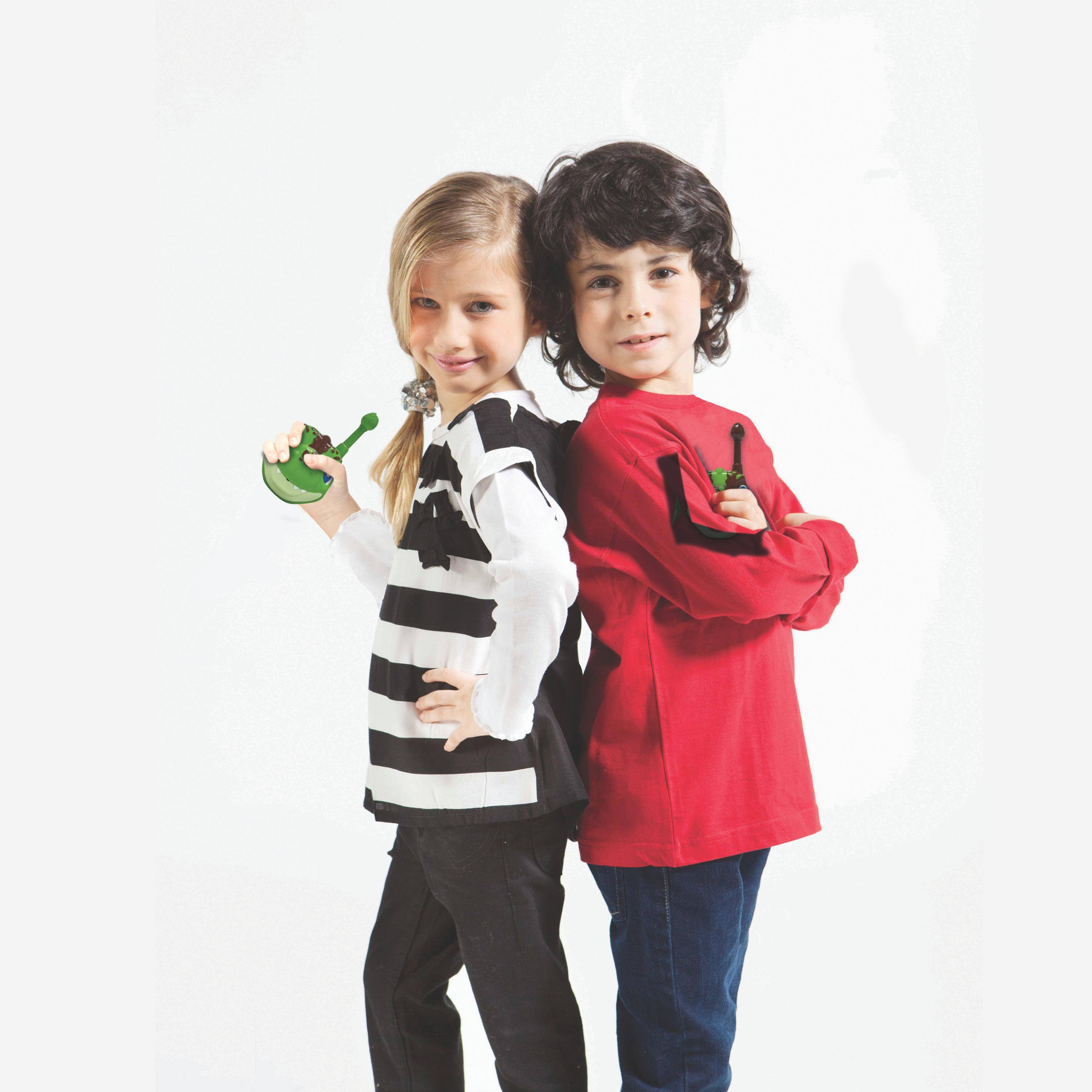 Alt View 5. Lexibook - 500m/0.3 Miles 3D Dinosaurs Walkie Talkies - MULTICOLOR.