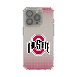 Keyscaper - NCAA - Ohio State Buckeyes Linen Logo iPhone Clear Case - 15 - Multicolor