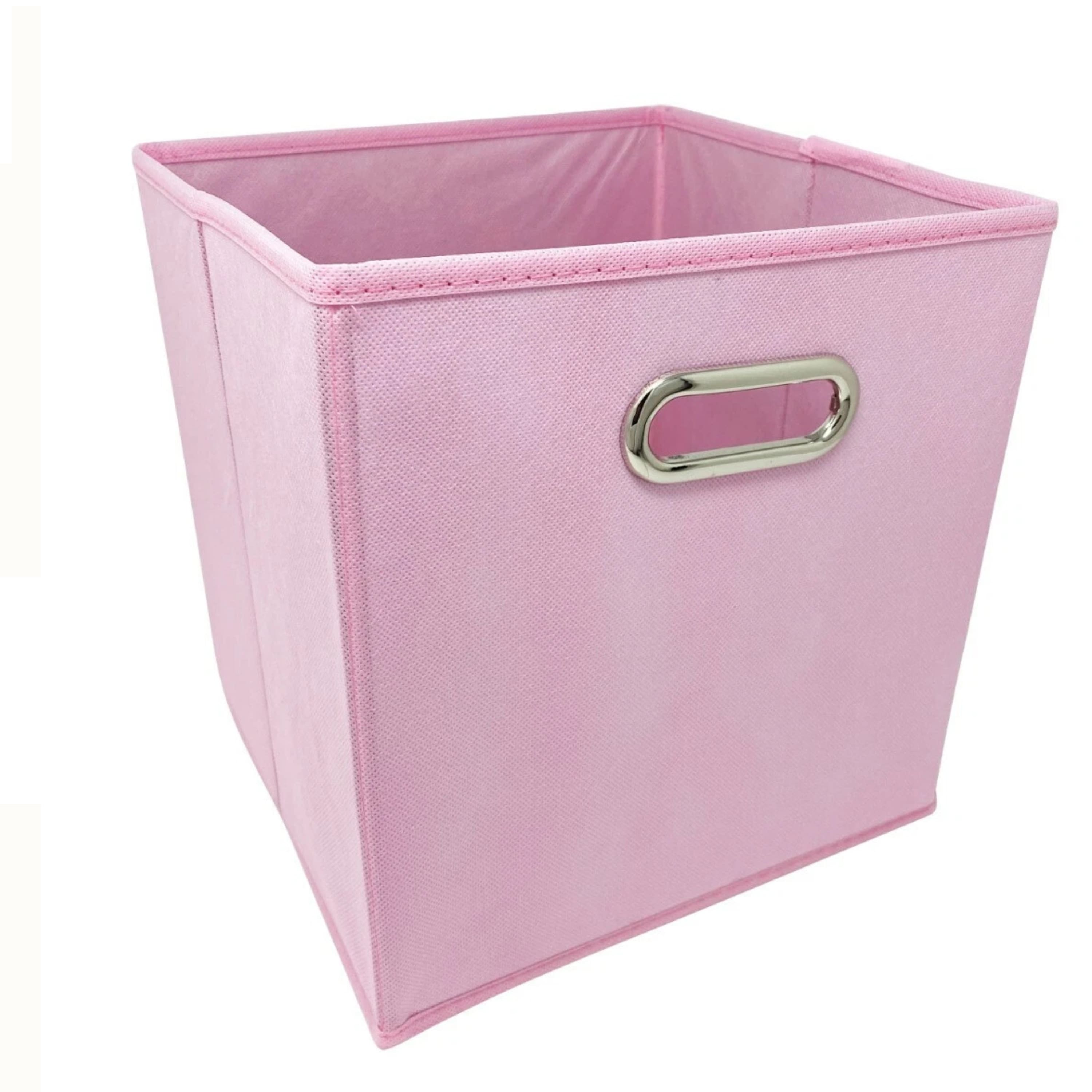 Kitcheniva - Fabric Storage Cube Bins Organizer Basket Containers Bins Metal Handle 10 Inch 6 Pack Pink price history on PriceWatchPro