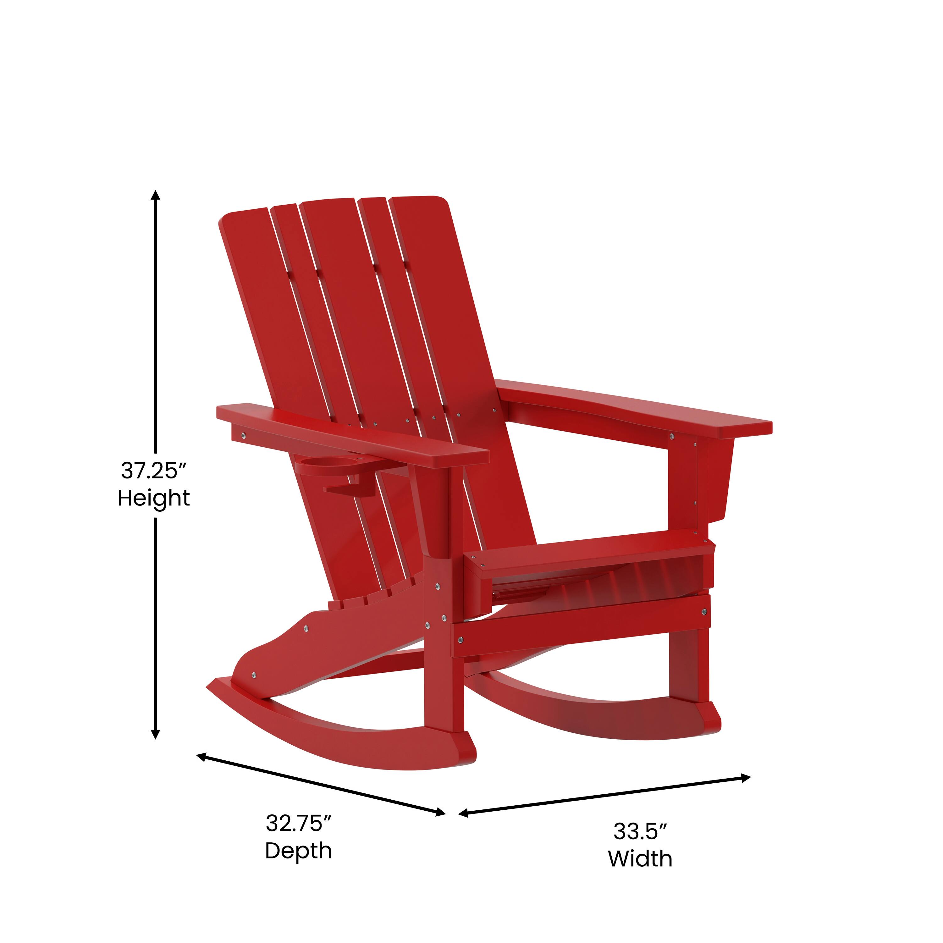 37.25" Height  
32.75" Depth  
33.5" Width