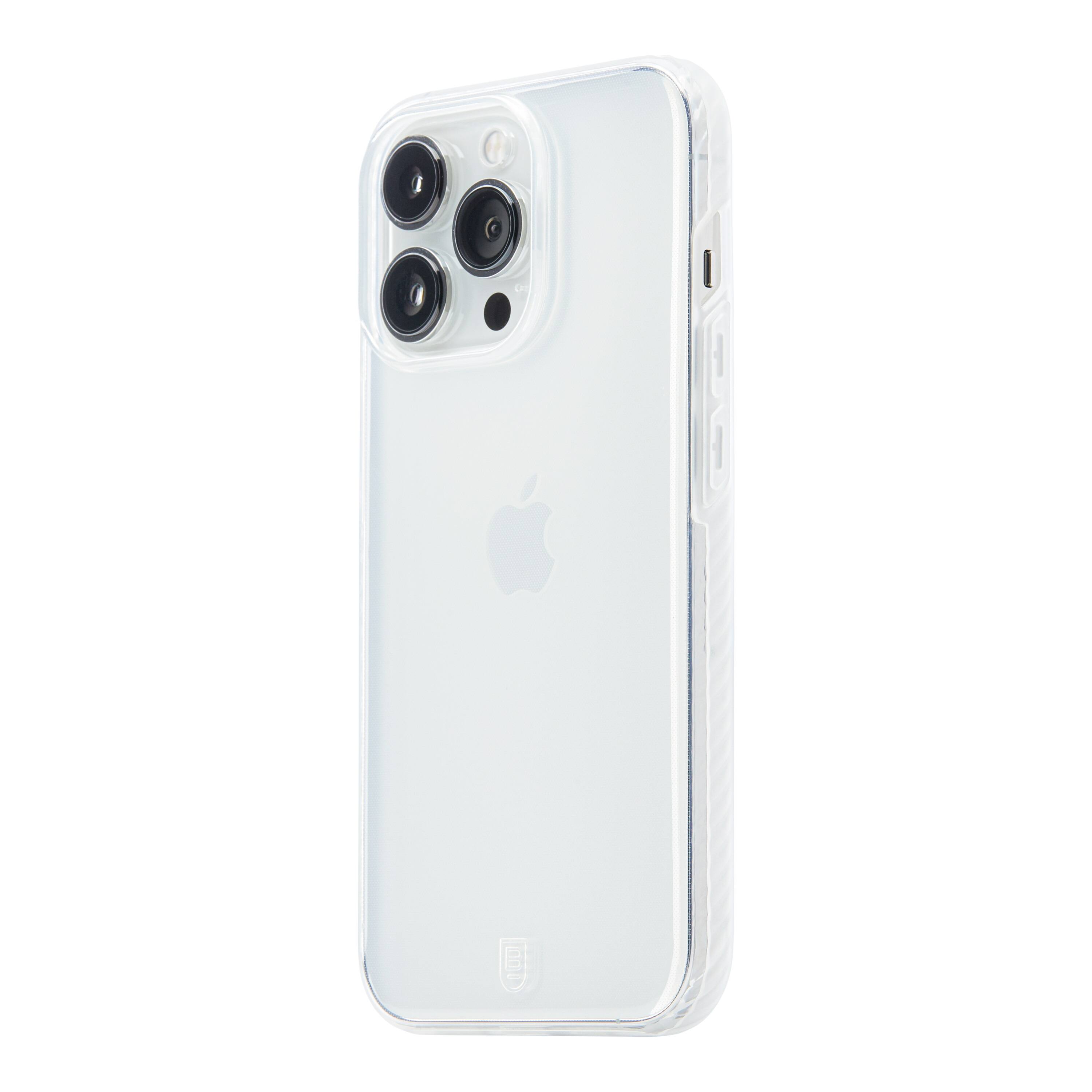 Left. BodyGuardz - Carve Case for Apple iPhone 13 Pro with Pureguard - Clear.