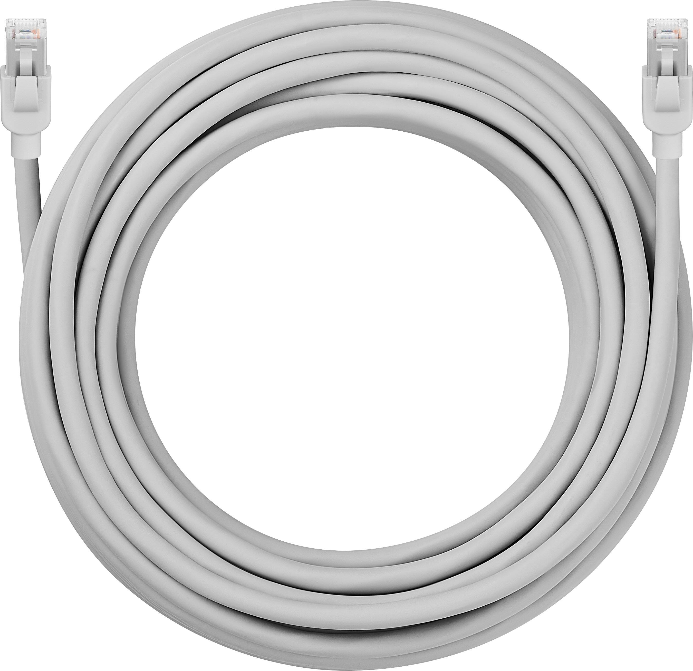 Alt View 14. Insignia™ - 50 ft. Cat 6A Ethernet Cable - Gray.