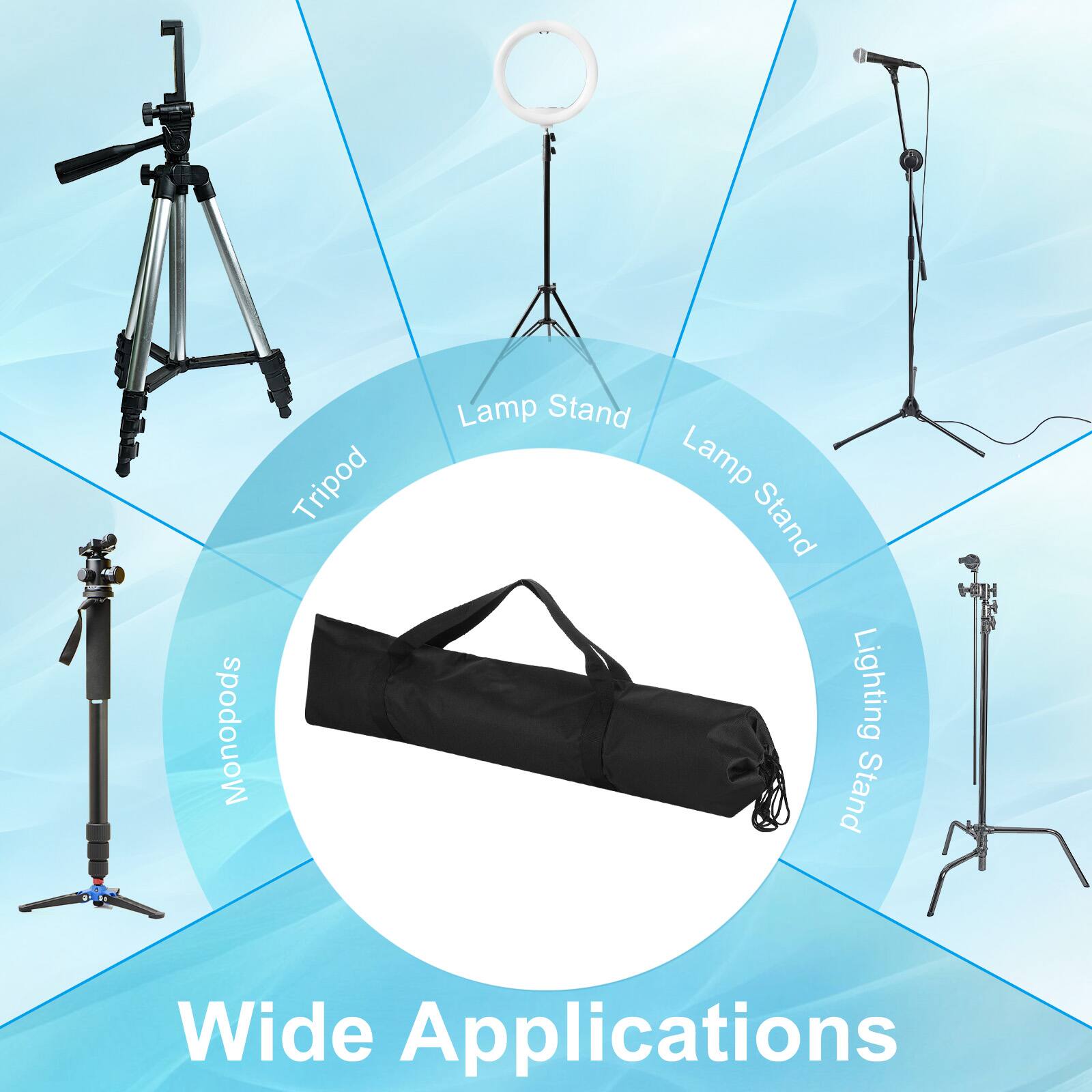 Monopods, Tripod, Lamp Stand, Lighting Stand, Wide Applications