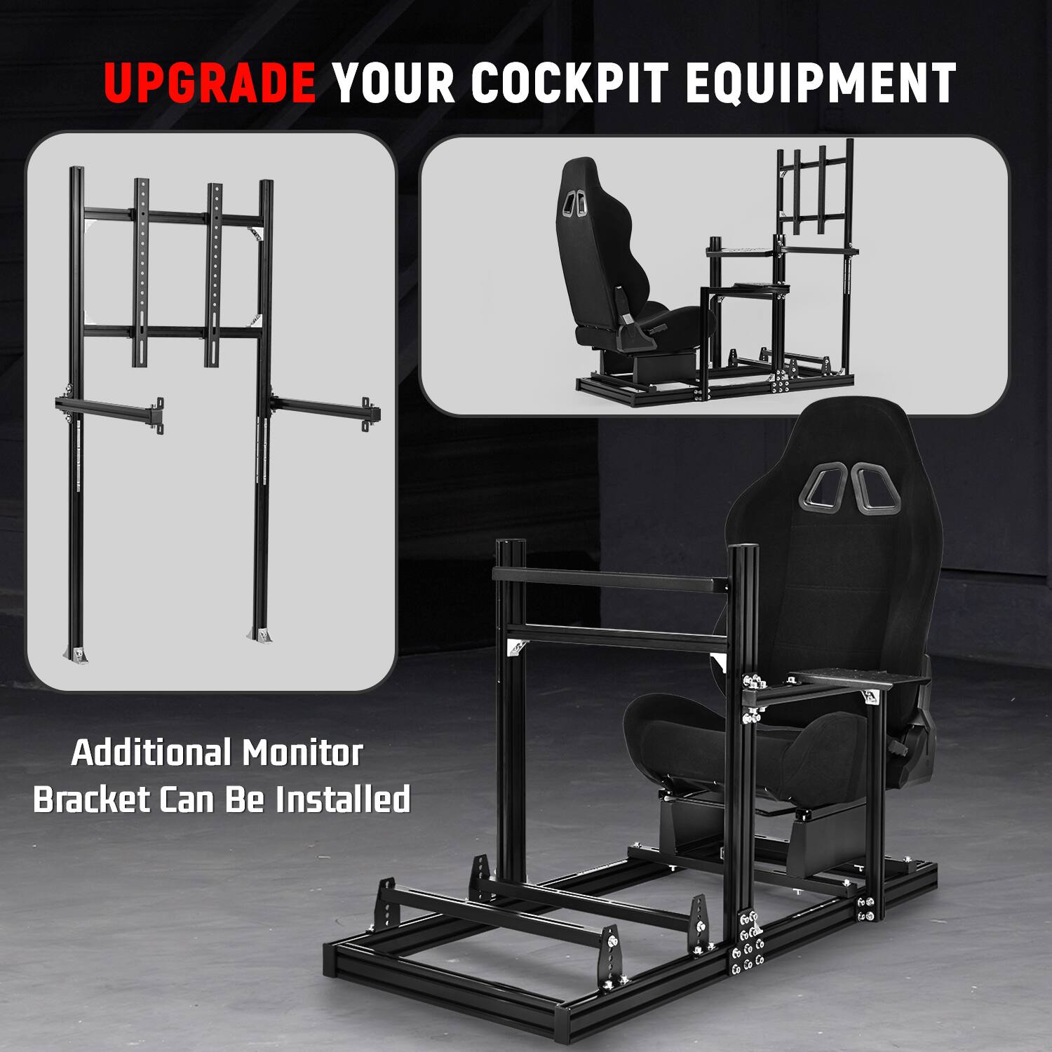 UPGRADE YOUR COCKPIT EQUIPMENT

Additional Monitor Bracket Can Be Installed