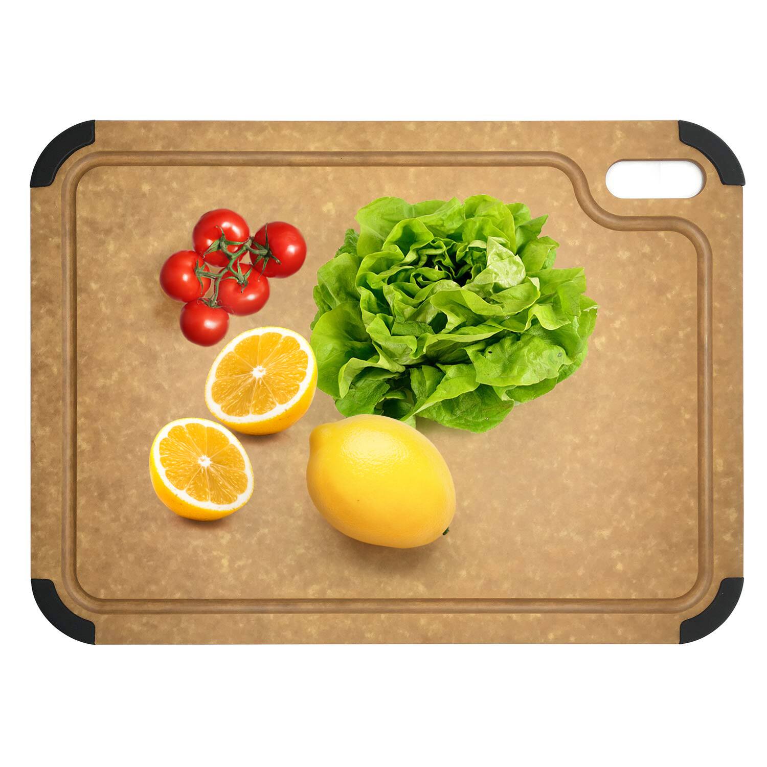 Alt View 2. Malletson - Wood Fiber Cutting Board for Kitchen, Dishwasher Safe - wood.