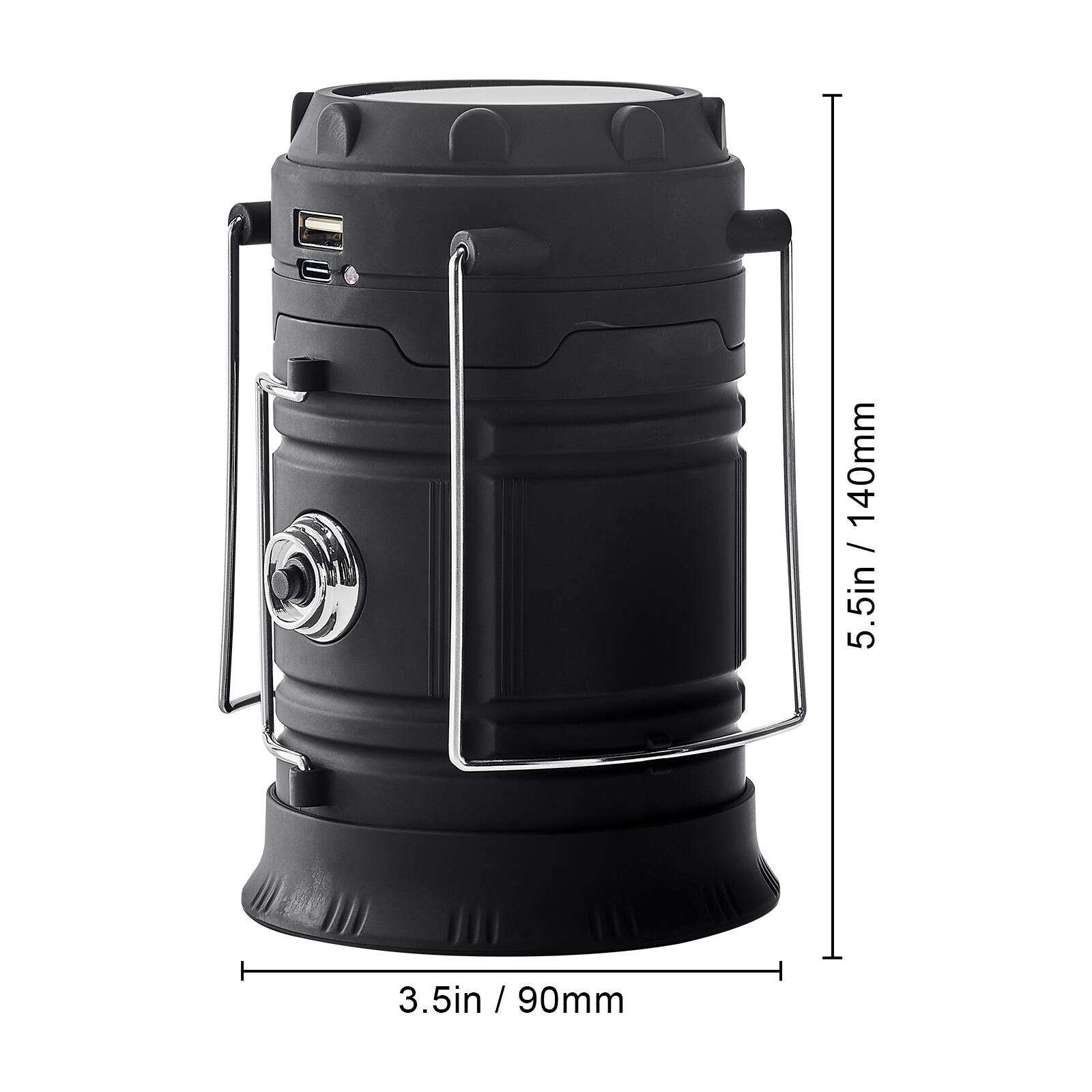 5.5in / 140mm  
3.5in / 90mm