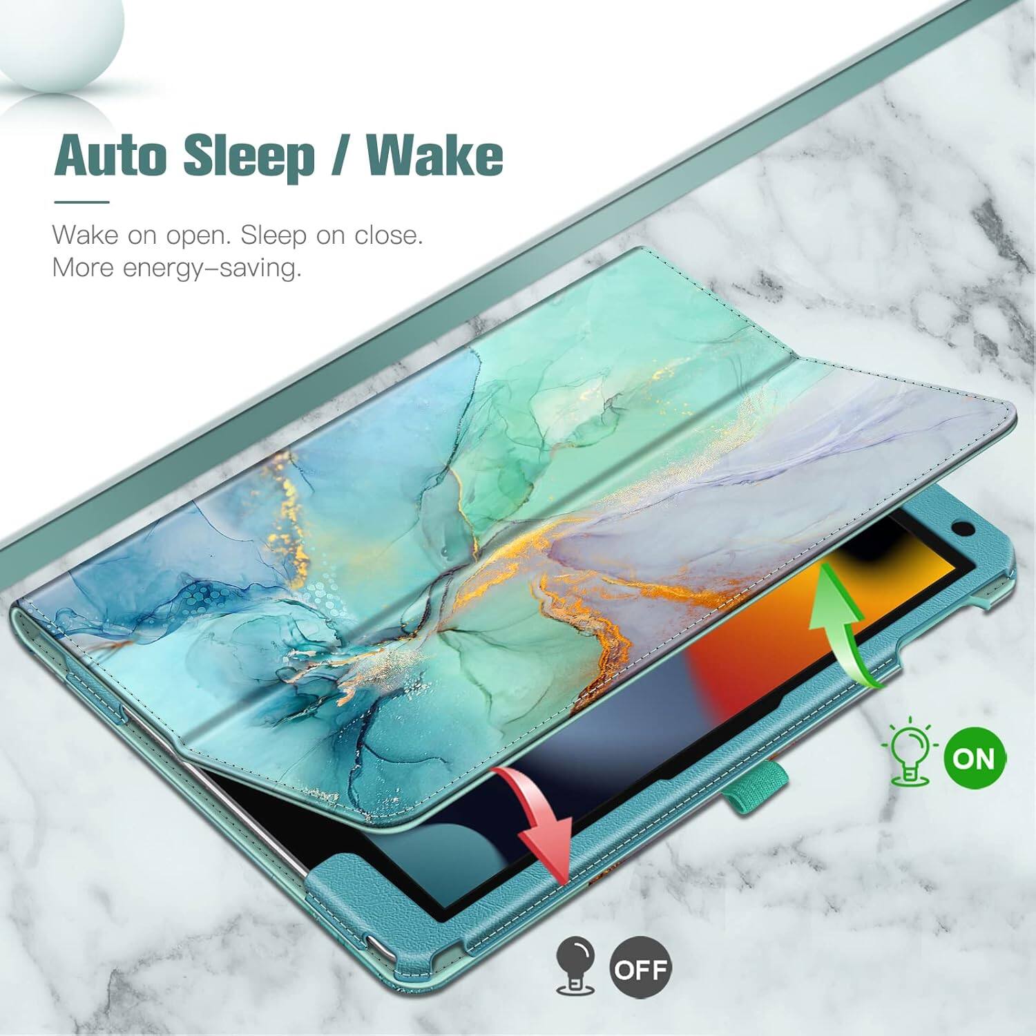 Auto Sleep / Wake - Wake on open. Sleep on close. More energy-saving.

ON
OFF
