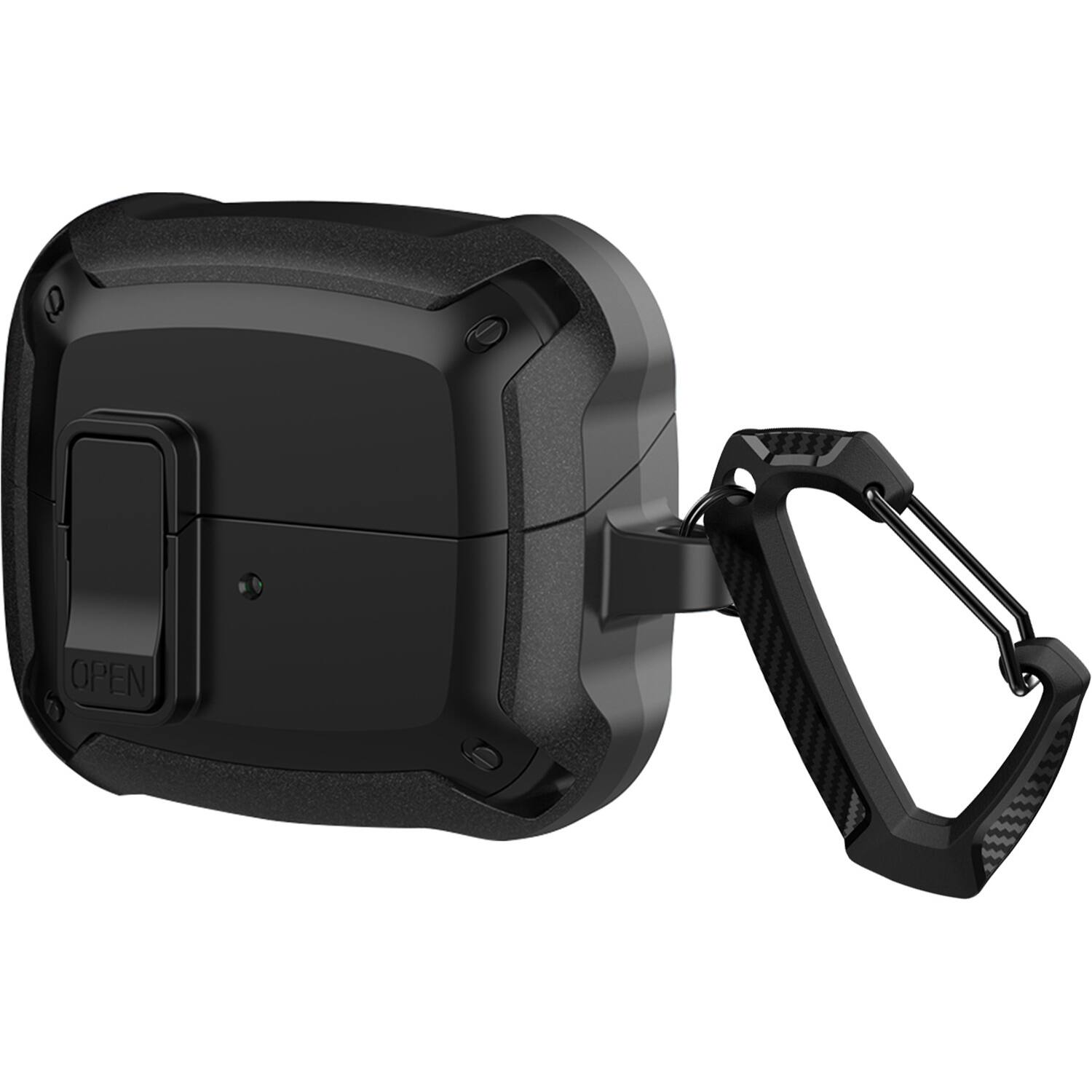 Alt View 11. SaharaCase - Raider Series Heavy Duty Case for Samsung Galaxy Buds3, Buds3 Pro and Buds3 FE Headphones - Scorpion Black.