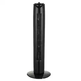 Brentwood - 3 Speed 32 Inch Oscillating Tower Fan in Black