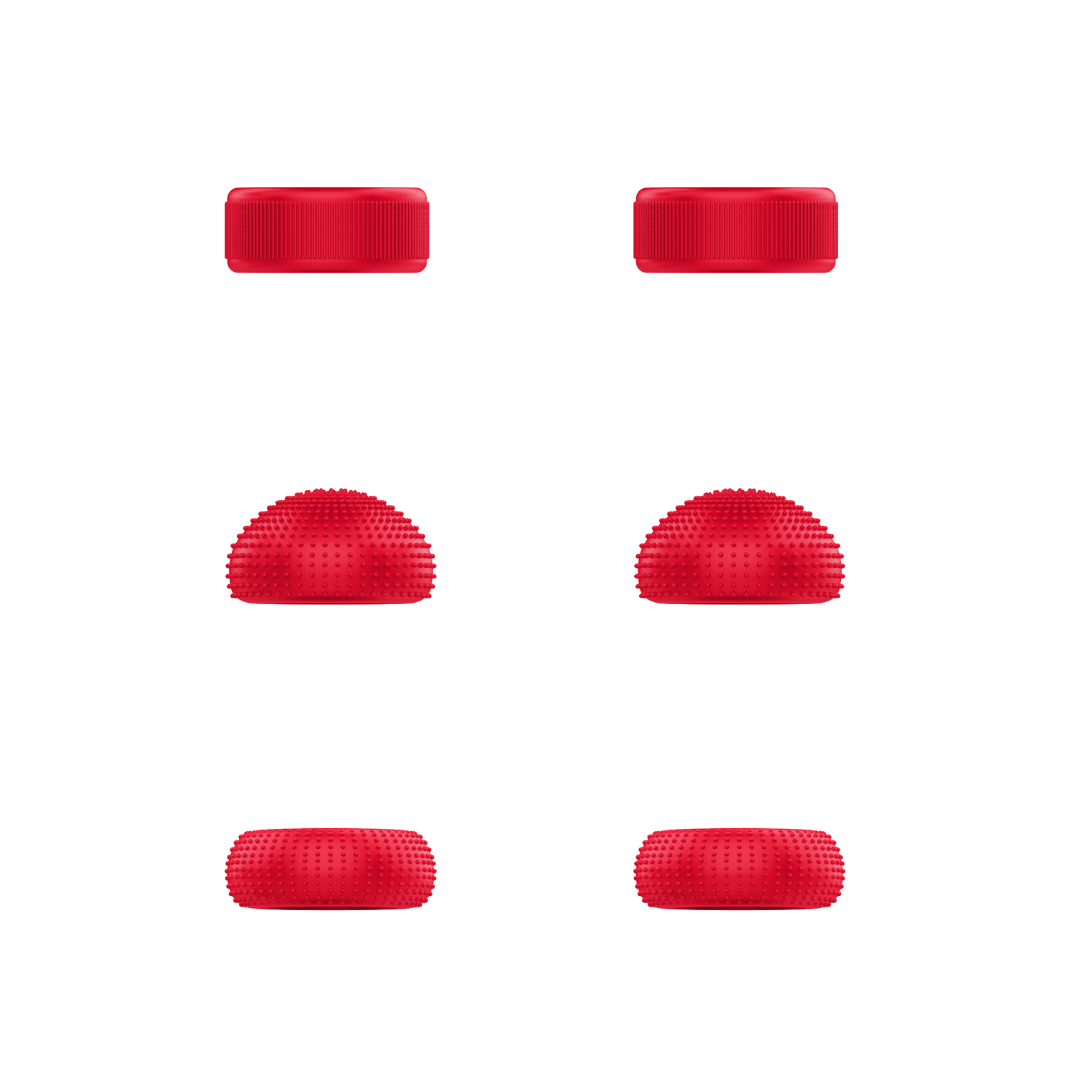 Back. Lenovo - Legion Go Joystick Caps - Lenovo Red.