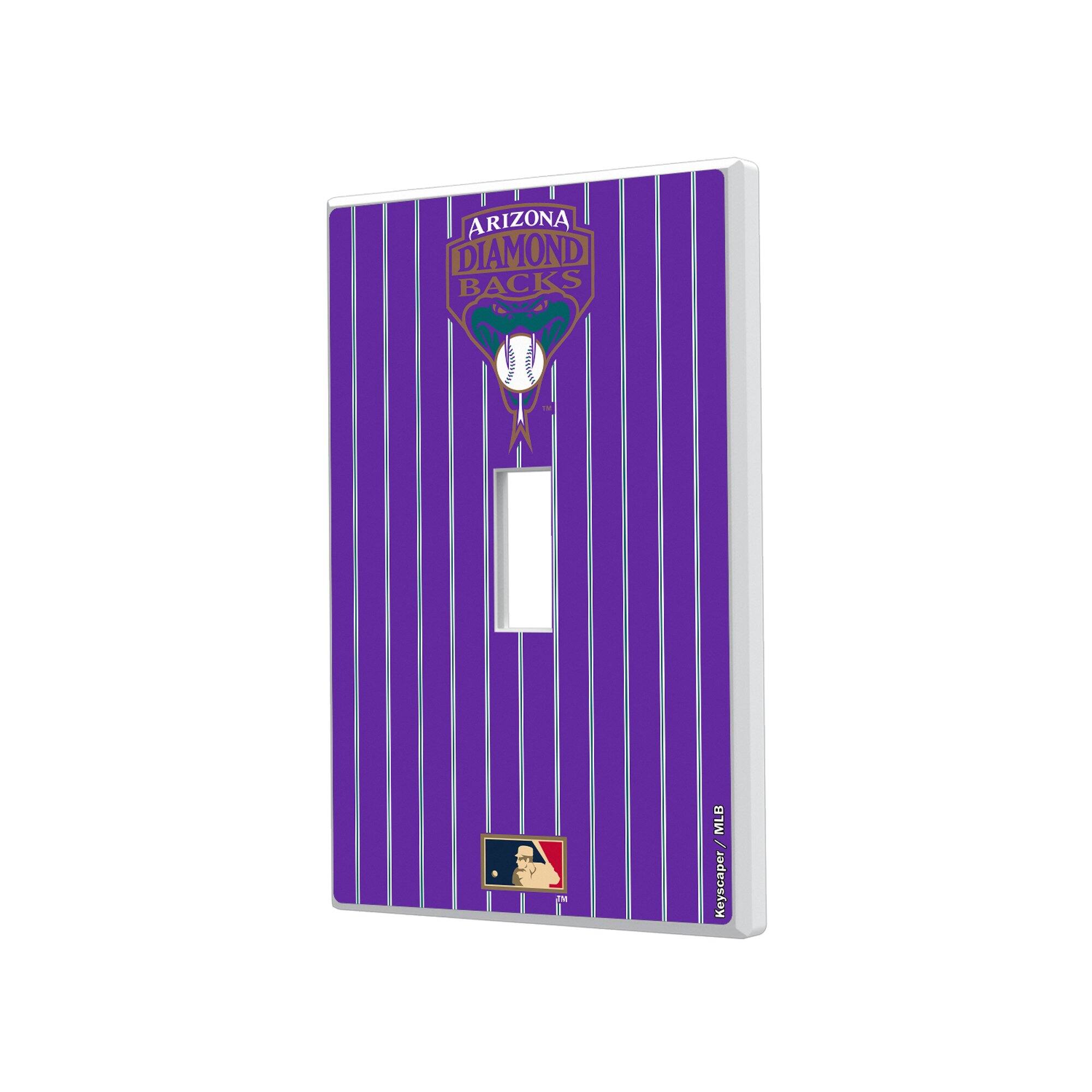 Keyscaper - Arizona Diamondbacks 1999-2006 Cooperstown Pinstripe Single Toggle Light Switch Plate - Multicolor price history on PriceWatchPro