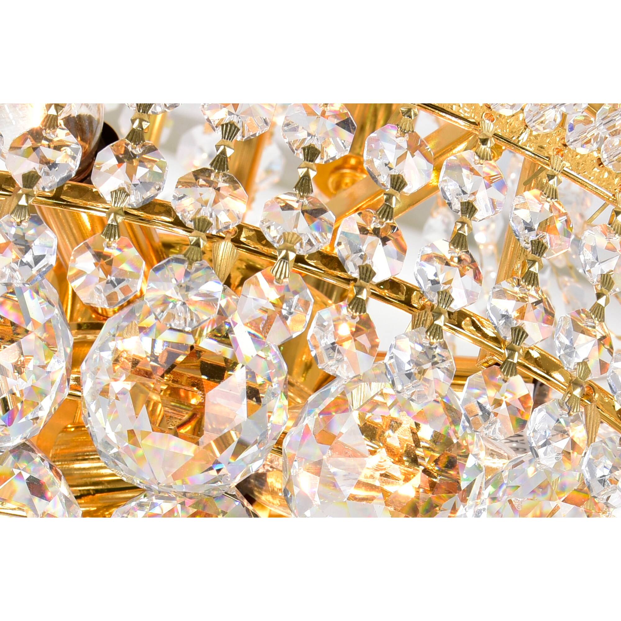 Alt View 1. CWI Lighting - Empire 8 Light Floor Lamp With Gold Finish - Gold.