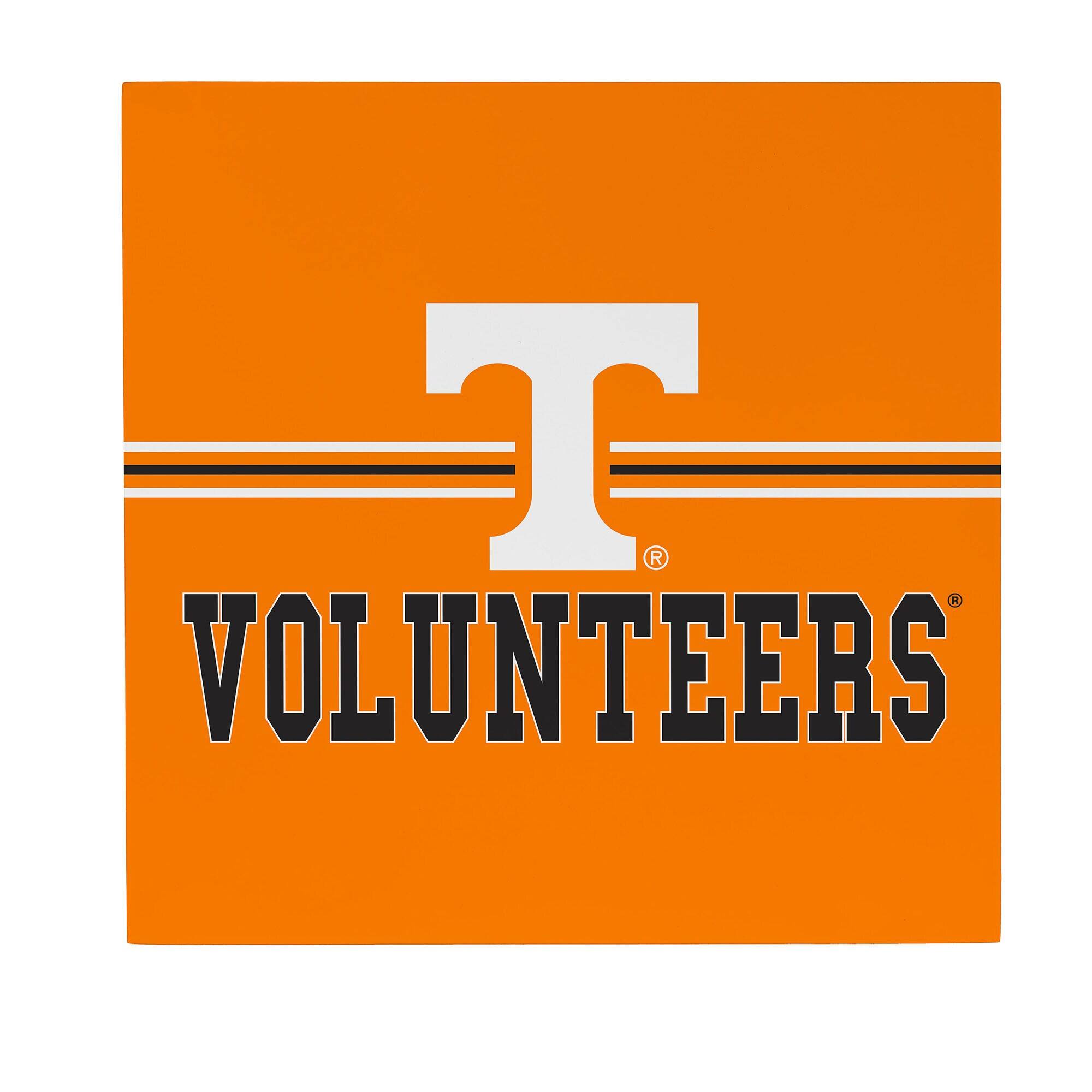 Tennessee Volunteers 12" x 12" Wood Wall Sign