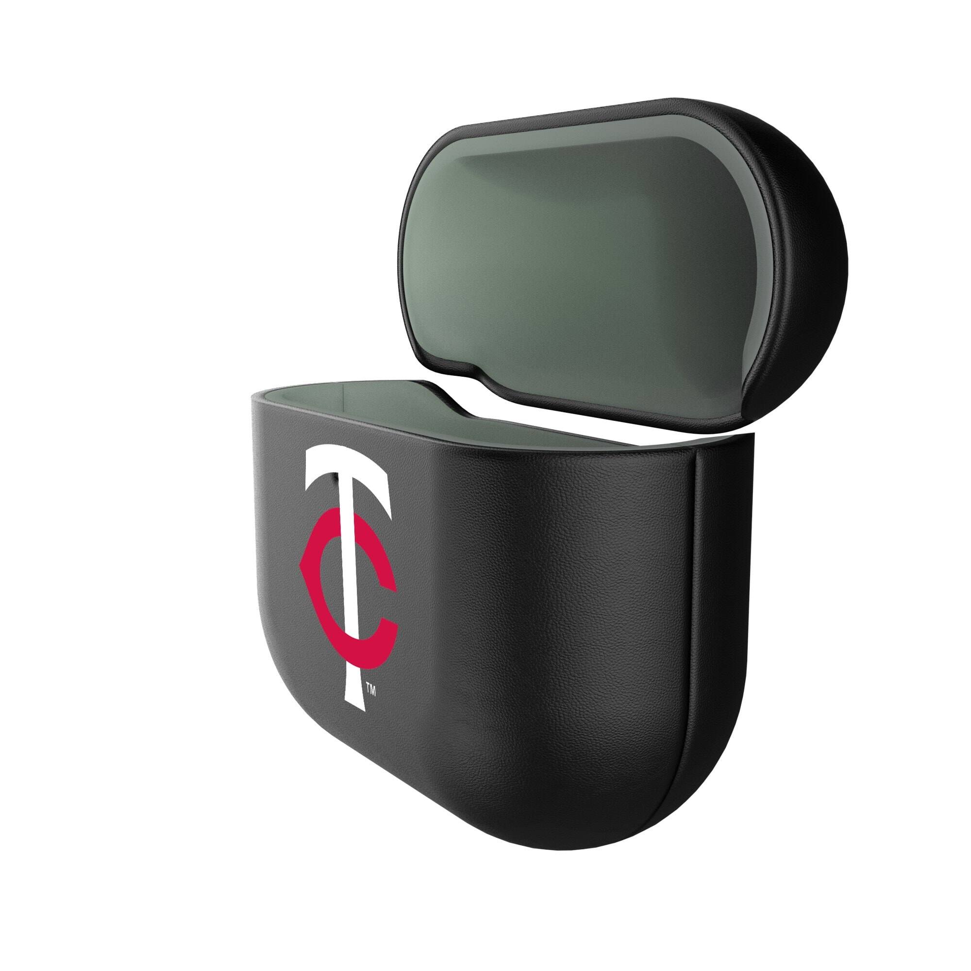 Alt View 1. Keyscaper - Minnesota Twins Insignia AirPods 4th Generation Case Cover - No Size - Black.