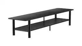 ErgoAV - FlexFold TV Stand – for TVs up to 98″ - Black