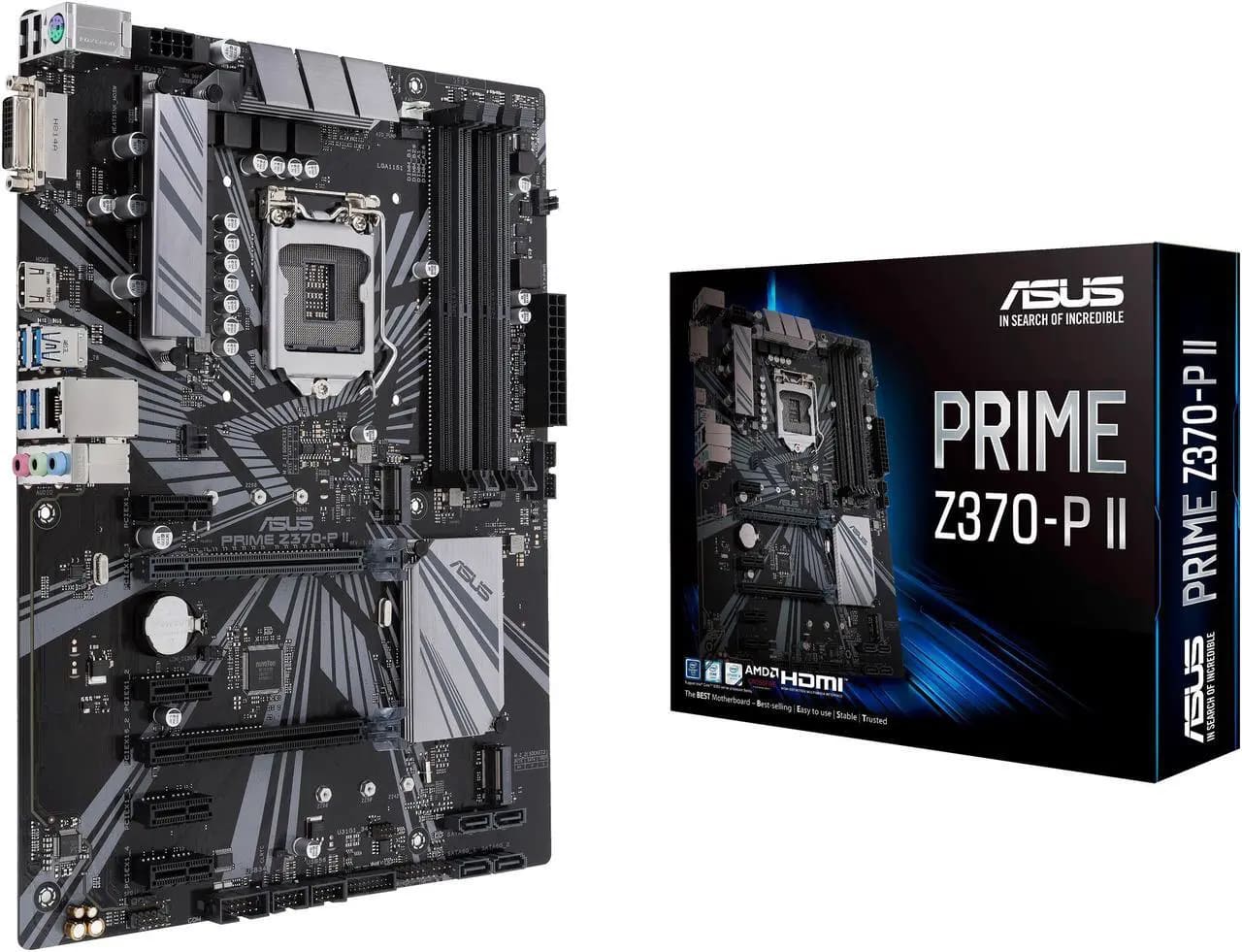ASUS PRIME Z370 P II LGA 1151 (300 Series) Intel Z370 HDMI USB 3.1