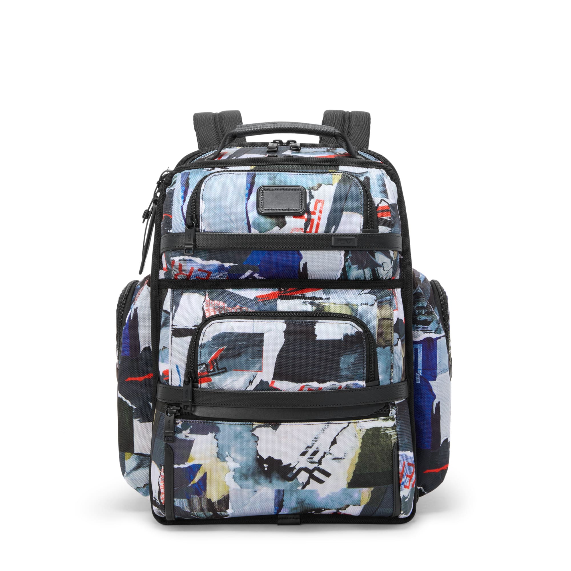 TUMI - Alpha Brief Pack - Wheatpaste Print - Front_Zoom