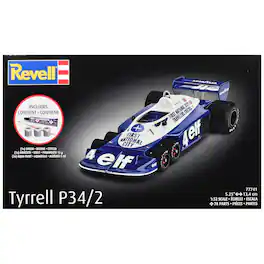 Level 5 Model Kit Tyrrell P34/2 All-Included Kit 1/32 Scale Model by Revell