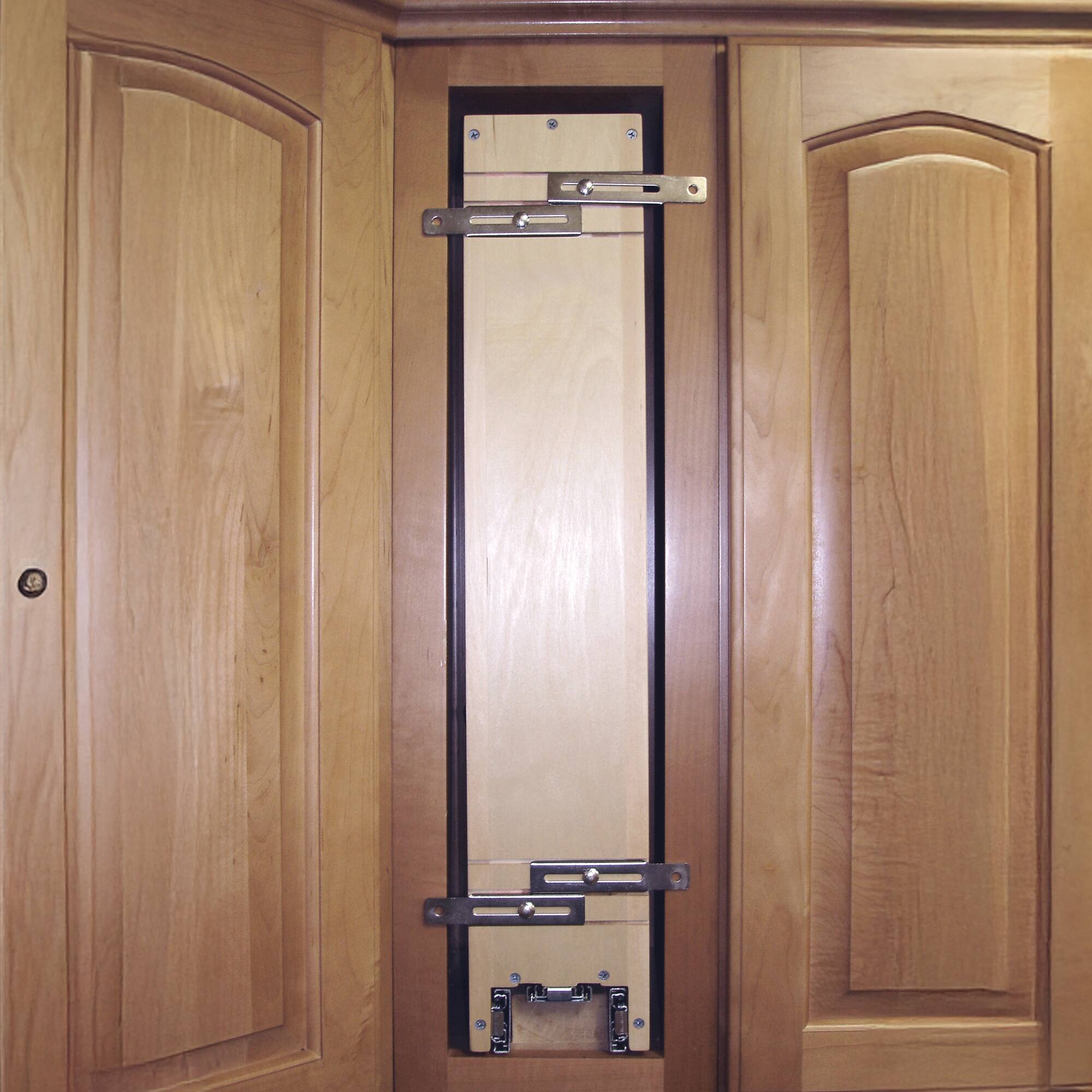 Alt View 7. Rev-A-Shelf - Rev-A-Shelf 5" Pullout Kitchen Cabinet Organizer w/ Soft-close, 448-BBSCWC-5C - Light Brown.