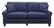 Front. Serta - Copenhagen 78" Sofa - Navy Blue.