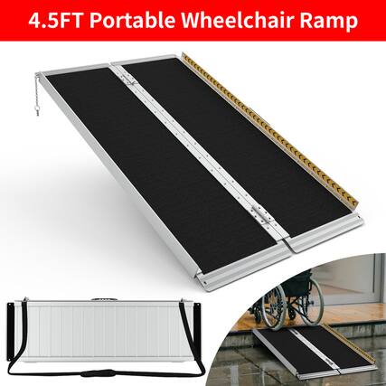4.5FT Portable Wheelchair Ramp
