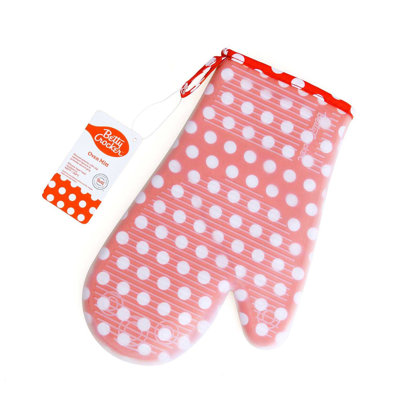 Promotional - Oven Mitt Crocker FRESH Silicone VITAMING 100% grade - Save 0 hest. - 268C Betty - PINKY