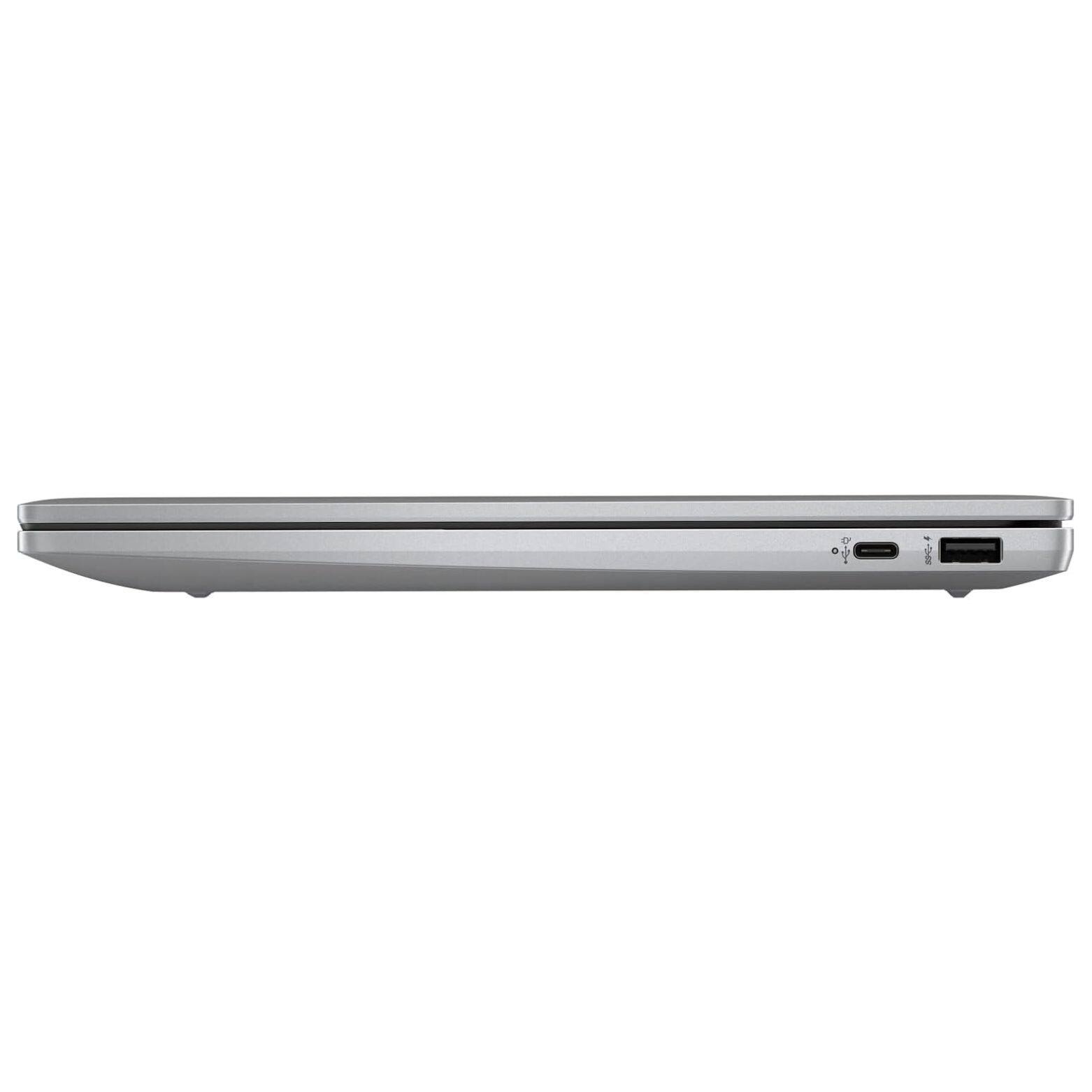 Alt View 3. HP - Chromebook 14a-nf0035cl 14" FHD Touch Intel Core i3-N305 0.8 GHz up to 3.8 GHz 8GB 256GB UFS ChromeOS - Silver.
