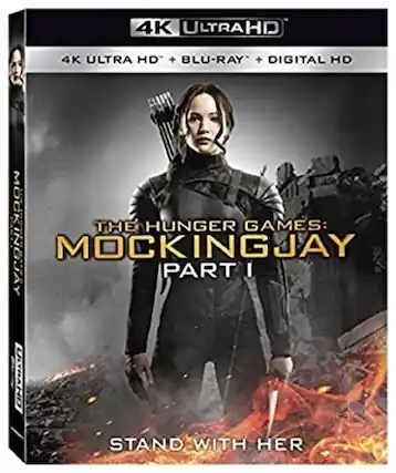 Front. The Hunger Games: Mockingjay, Part 1 - 4K Blu-Ray.
