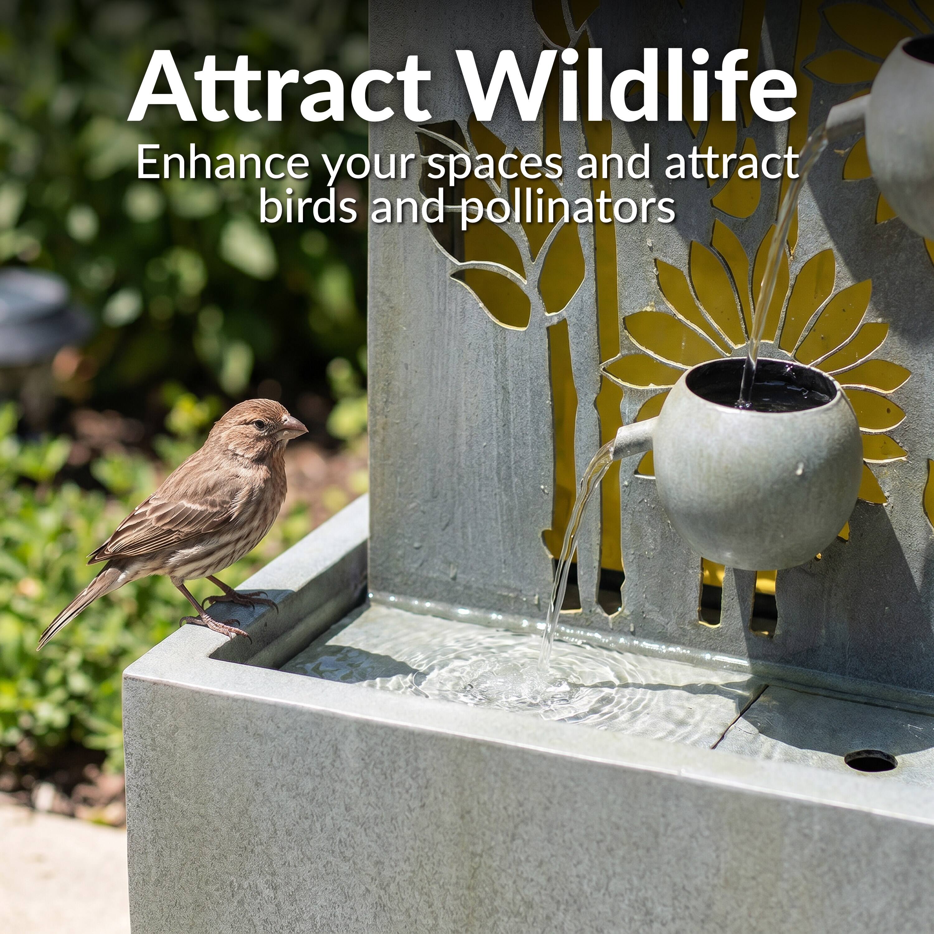 Attract Wildlife  
Enhance your spaces and attract birds and pollinators