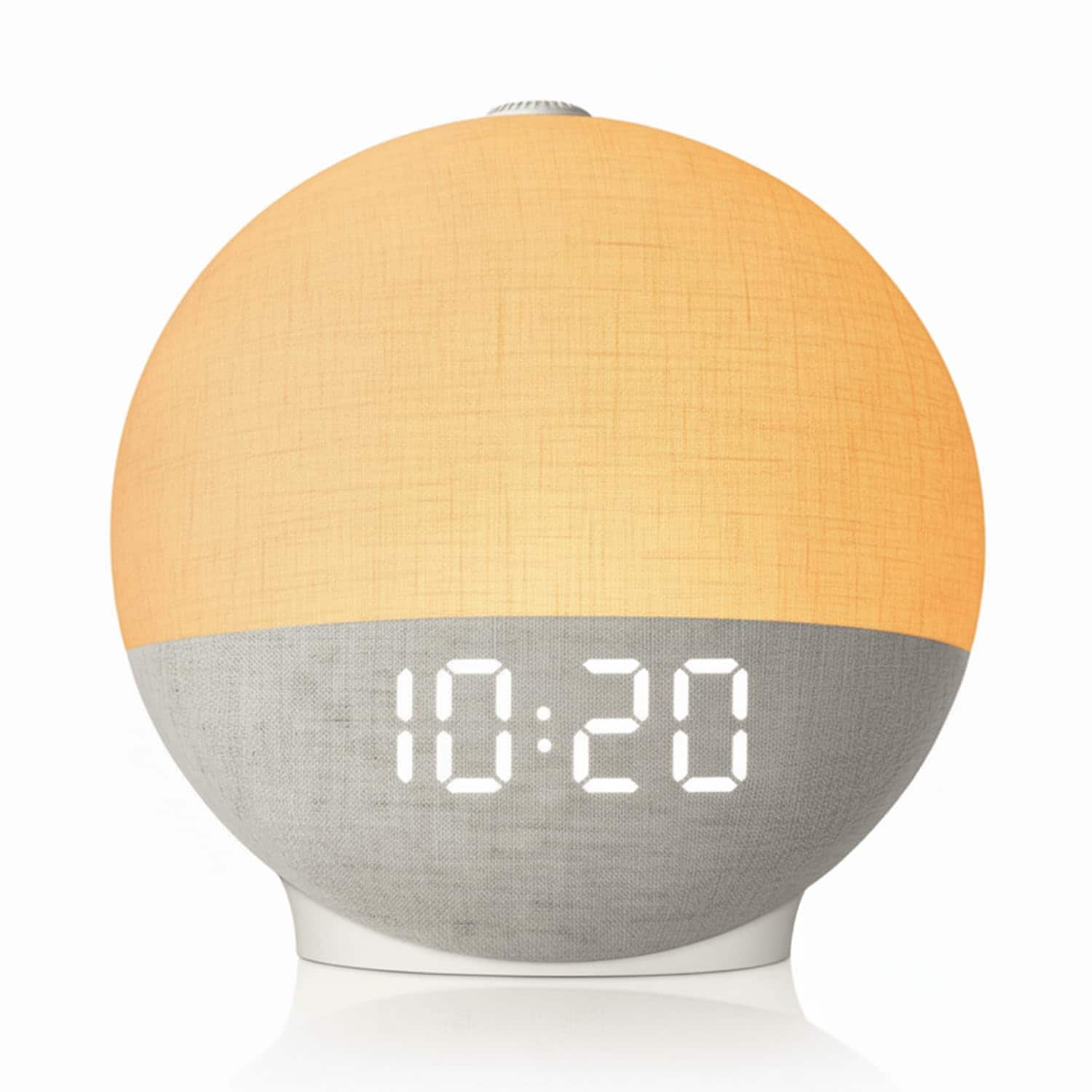 Dazzed Corner - Sunrise Alarm Clock with 30 Sleep Sounds, Natural Wake-Up Light - Beige