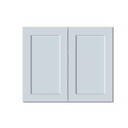 Boyel Living - 36in.W x12in.D x30in.H Dove WALL CABINET Fully assembled Cabinet With Two HDF Doors - Gray