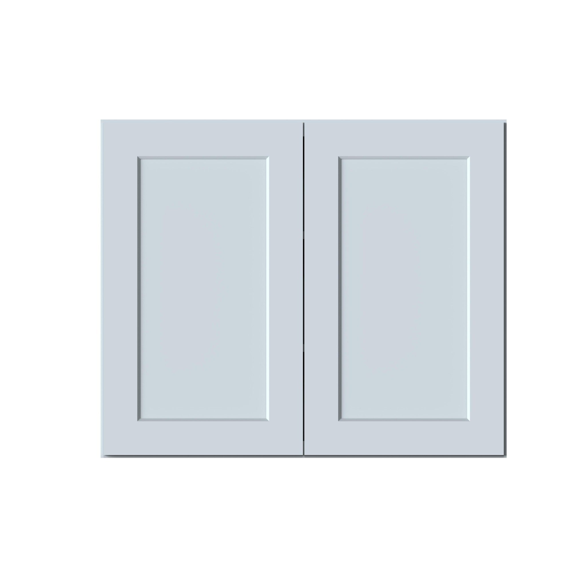 Front. Boyel Living - 36in.W x12in.D x30in.H Dove Gray WALL CABINET Fully assembled Cabinet With Two HDF Doors - Gray.
