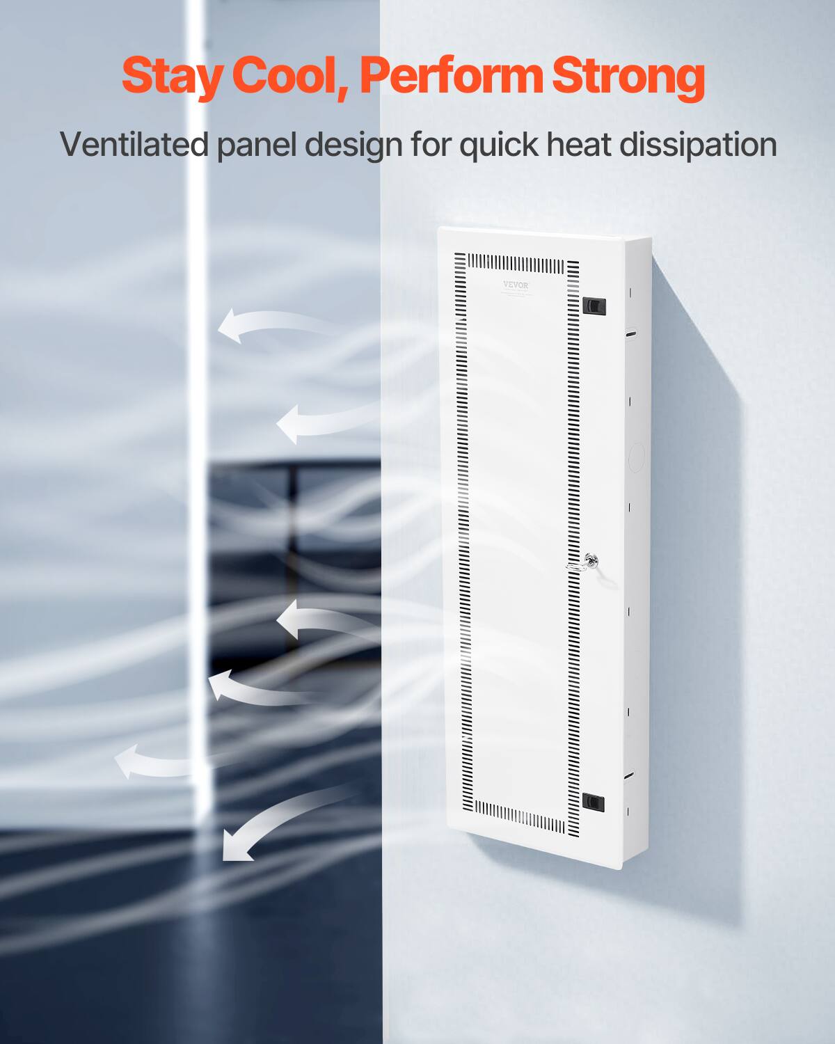 Stay Cool, Perform Strong  
Ventilated panel design for quick heat dissipation  
VEVOR