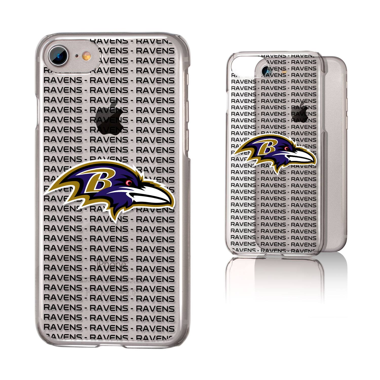 Keyscaper - NFL - Baltimore Ravens iPhone Clear Text Backdrop Design Case - 15 Pro - Multicolor price history on PriceWatchPro