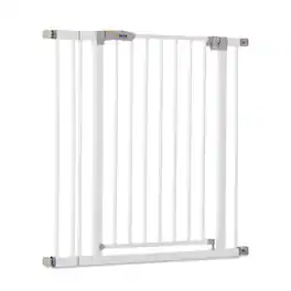 hauck - 59728 Open N Stop KD Pressure Fit with 3.5 Inch Extension Baby Gate, White