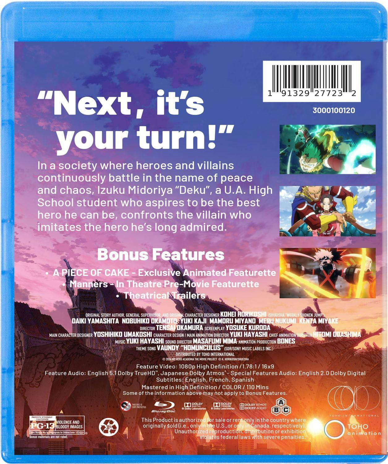 Angle. MY HERO ACADEMIA: YOU'RE NEXT [Blu-ray].