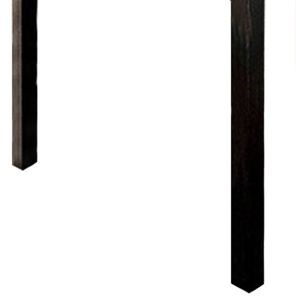 Alt View 3. Manhattan Lane - Wooden Dining Table Set Of 5, Black and Gray - Black and Gray.