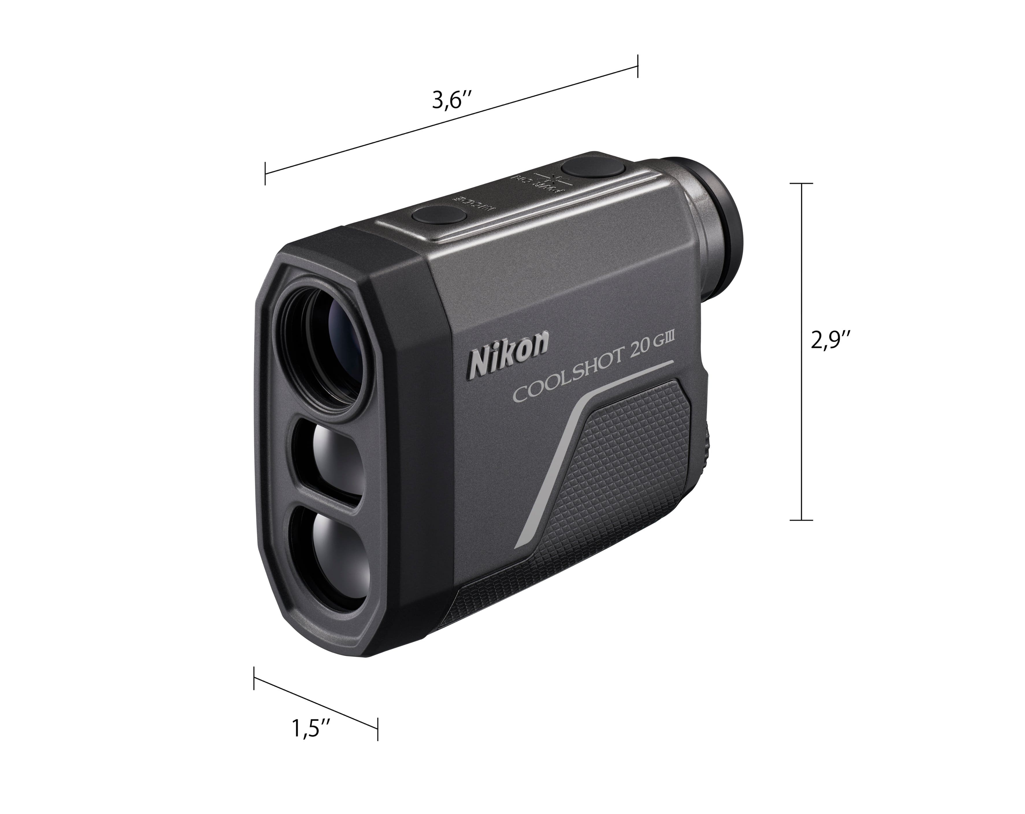 Nikon - COOLSHOT 20 GIII - Black - Angle_Zoom