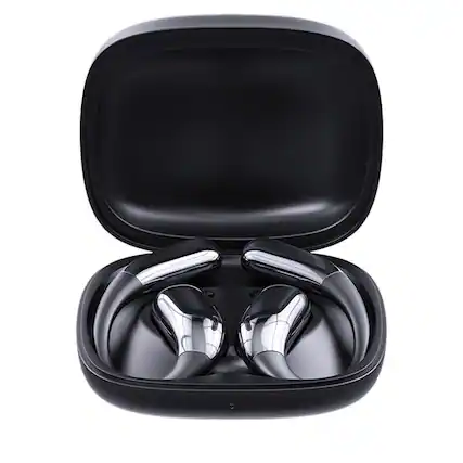 Front. YONWAY - Wireless Bluetooth Earbuds, Ear Hook Style Translation Earbuds Support 147 languages with Charging Case.