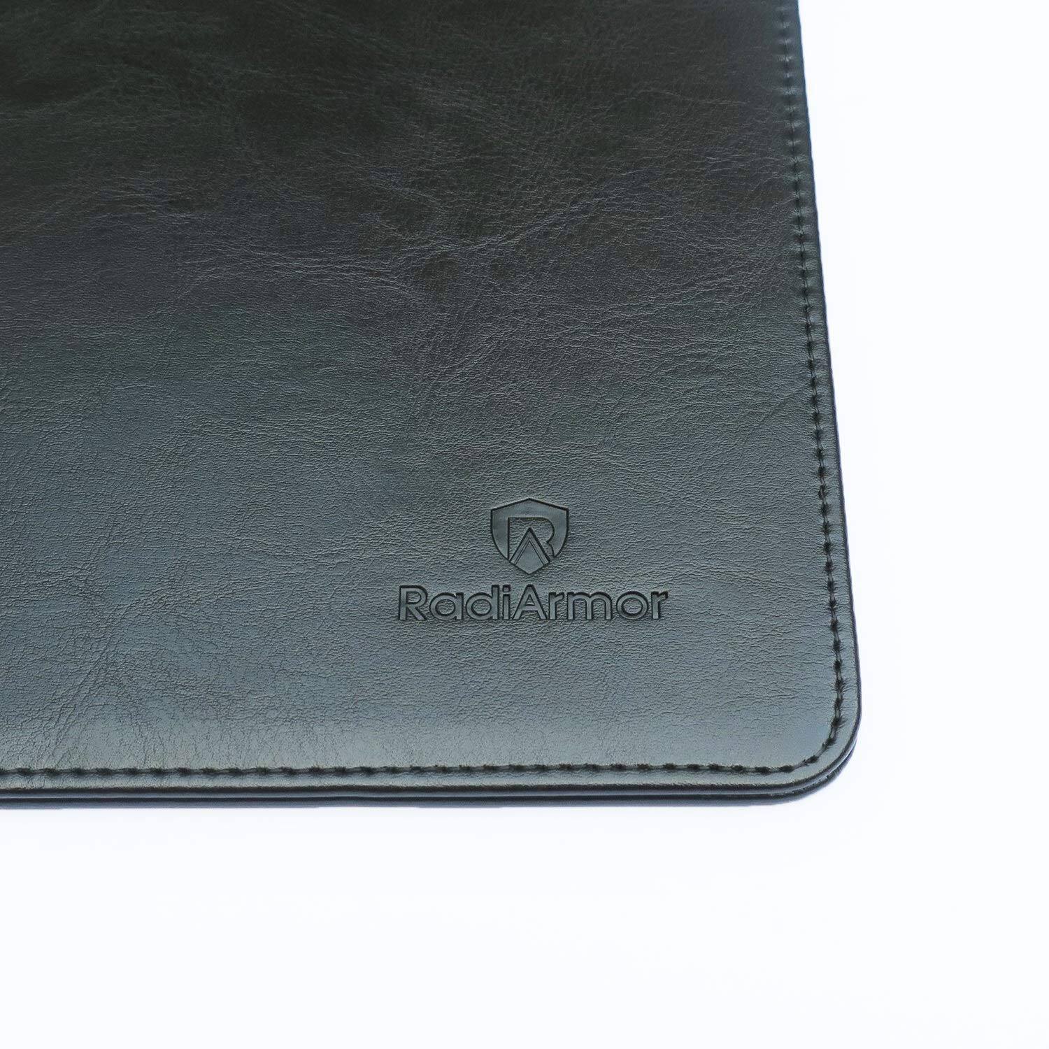 Left. HongFei - EMF Reducing Laptop and Surface Pad – EMF Blocking Liner Lowers High Frequency Radio and Electric Fields up to 99% - Black.