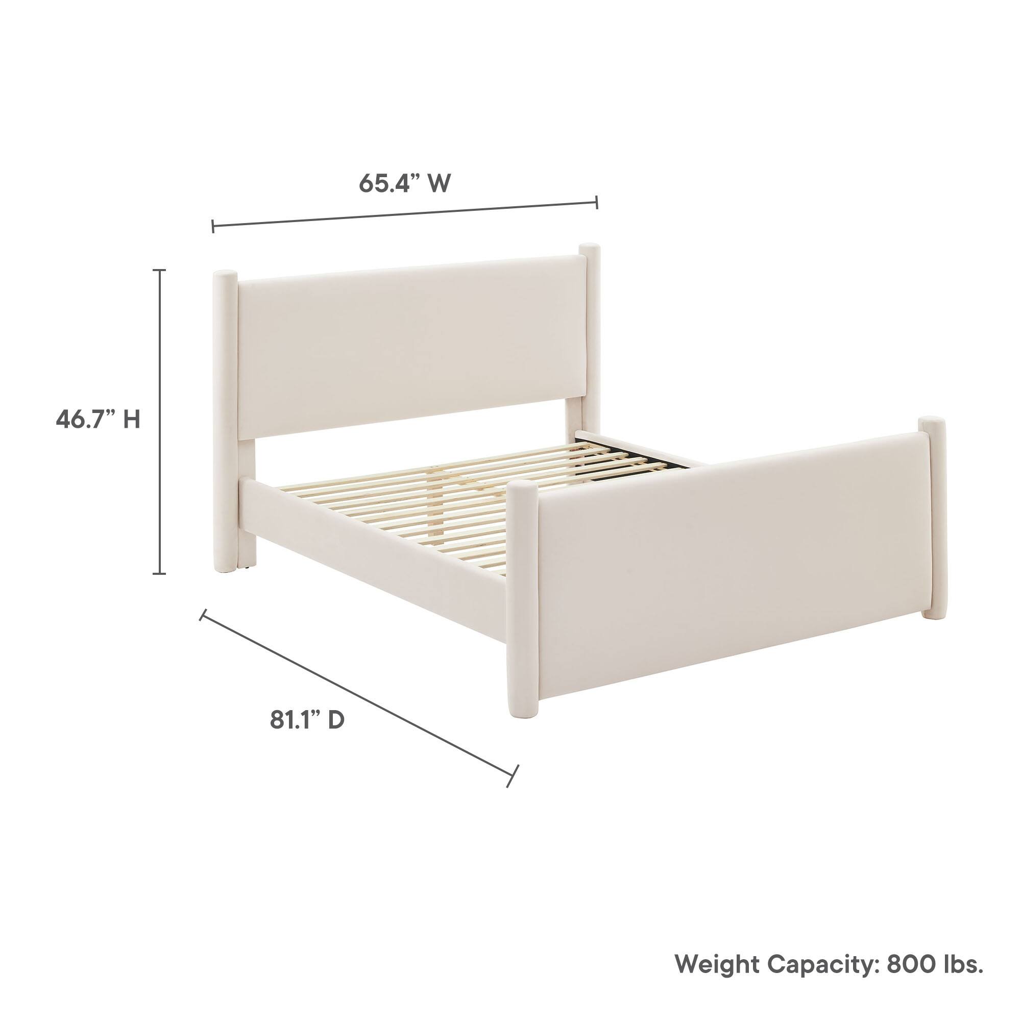 65.4" W  
46.7" H  
81.1" D  
Weight Capacity: 800 lbs.