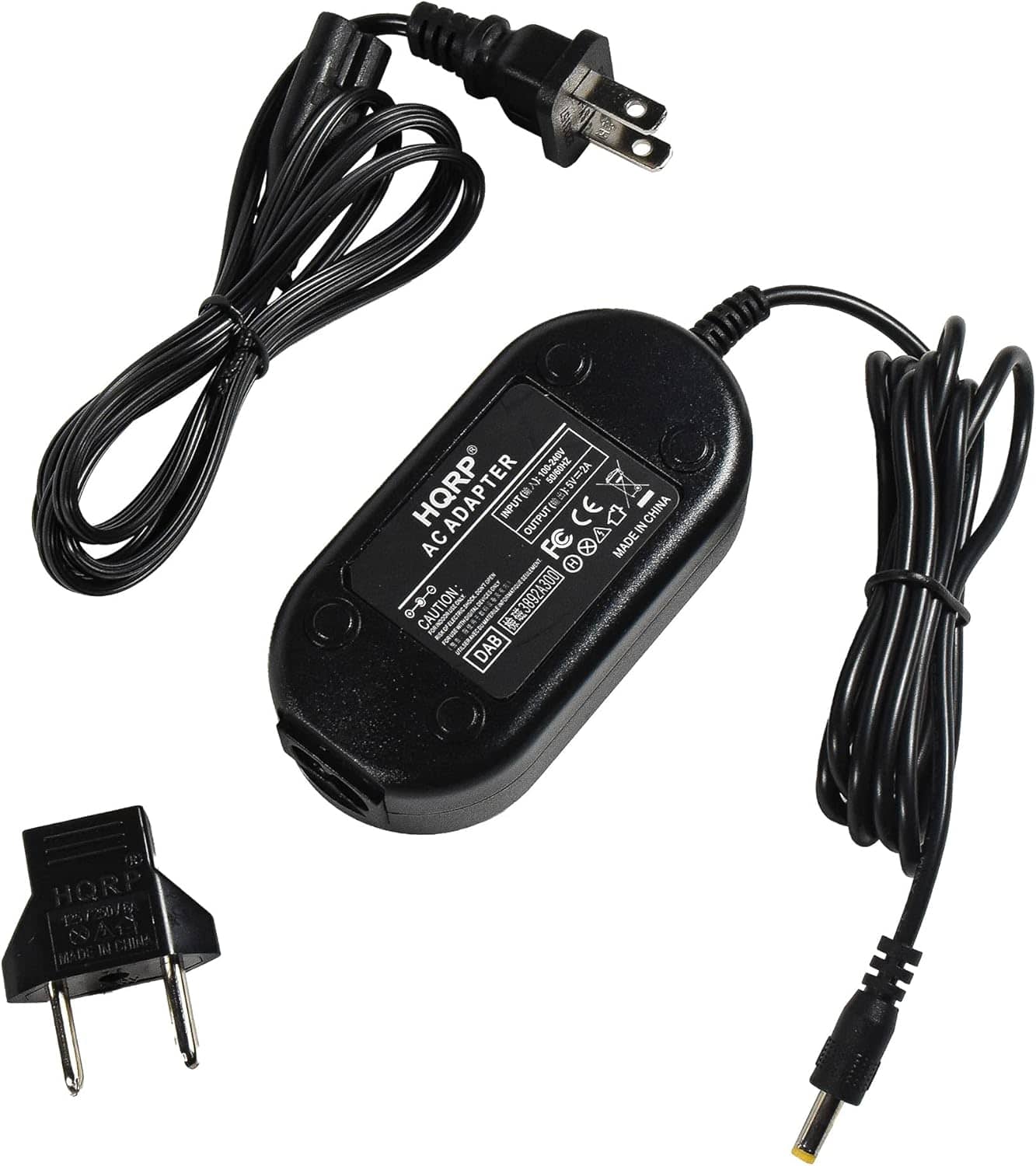 HQRP - AC Adapter for Fuji FujiFilm FinePix S5700, S6000fd, S602, S602Z Pro, S9600, V10, Z1, Z10fd, Z100d, S3350 Camera