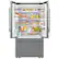 Alt View 20. Samsung - 36 in. Wide Bespoke AI 30 cu. ft. 3-Door French Door Refrigerator with Zero Clearance Fit & In-Door Tall Water Dispenser - Stainless Steel.
