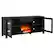 Alt View 15. Camden&Wells - Quincy Log Fireplace TV Stand for Most TVs up to 65" - Black Grain.