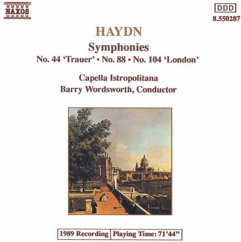 Barry Wordsworth - Symphonies 44, 88 & 104   - COMPACT DISCS [CD] price history on PriceWatchPro
