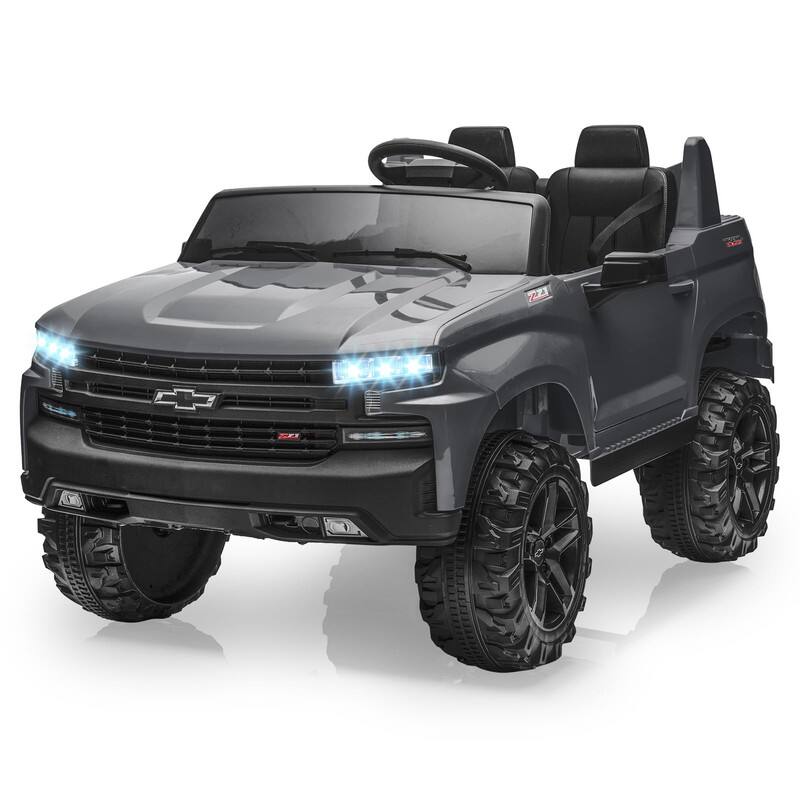 Front. Acekool - Baby Car 24V 2-Seater Truck Licensed Chevrolet Silverado Ride On Toy.
