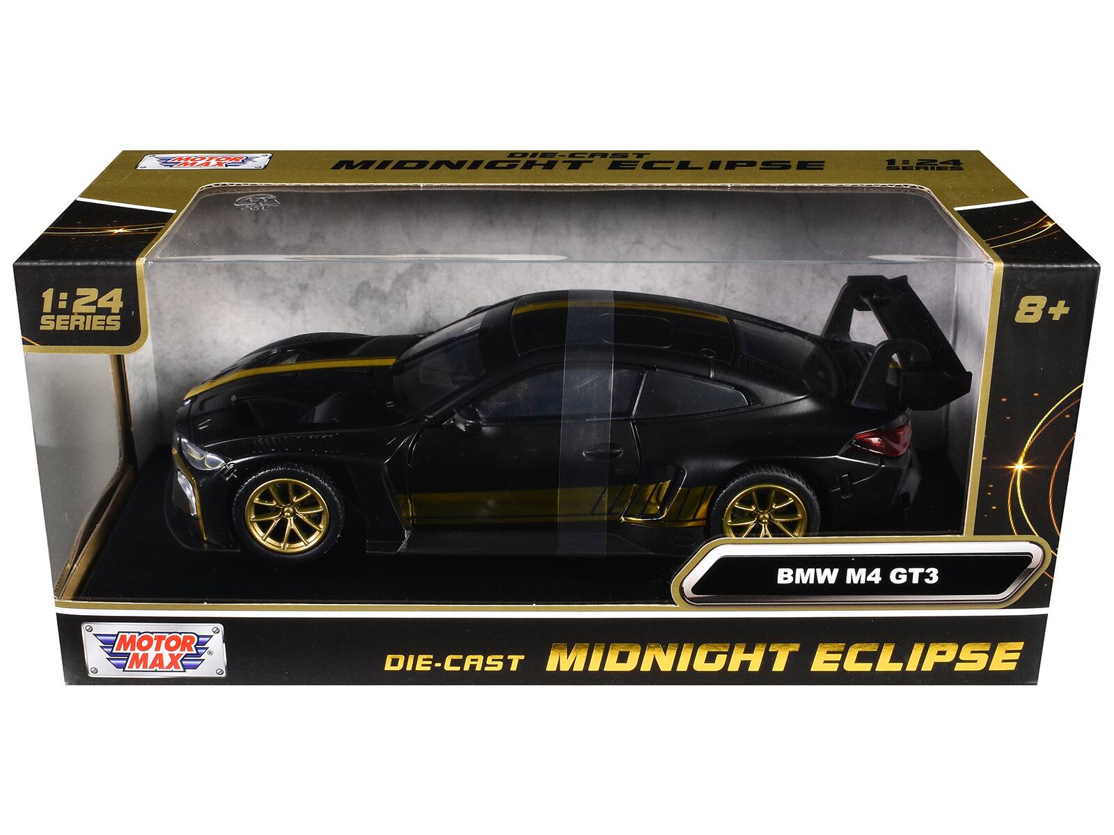 DIE-CAST CHOR | MIDNIGHT ECLIPSE LA 1 1:24 SERIES 8+ BMW M4 GT3 MOTOR MAX DIE-CAST MIDNIGHT ECLIPSE