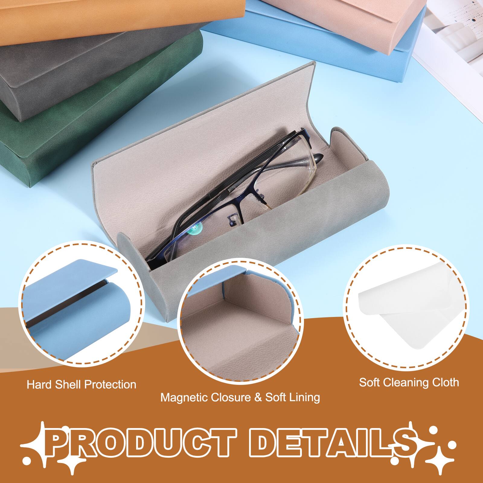 Hard Shell Protection  
Magnetic Closure & Soft Lining  
Soft Cleaning Cloth  

PRODUCT DETAILS