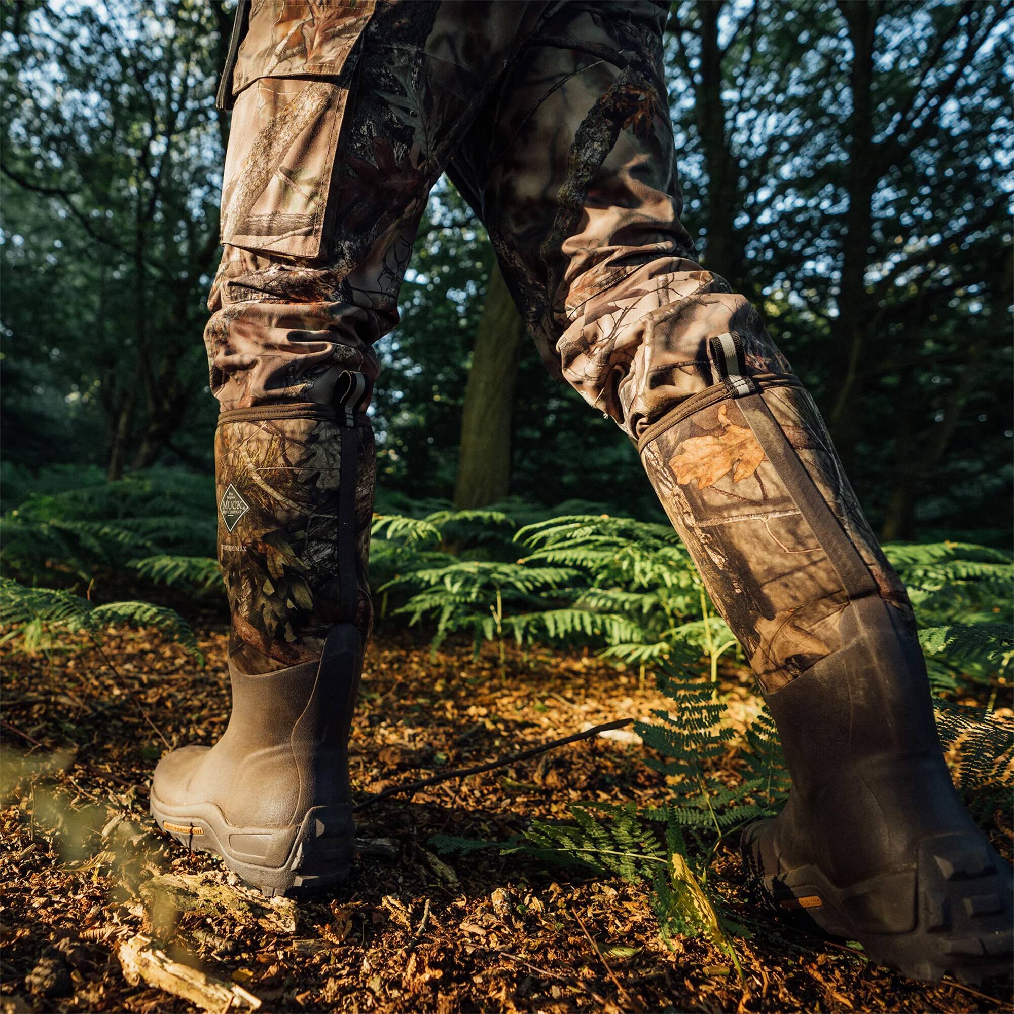 Alt View 2. The Original Muck Boot Company - The Original Muck Boot Company Men's Size 8 Mossy Oak Country Woody Max Boots - Black.
